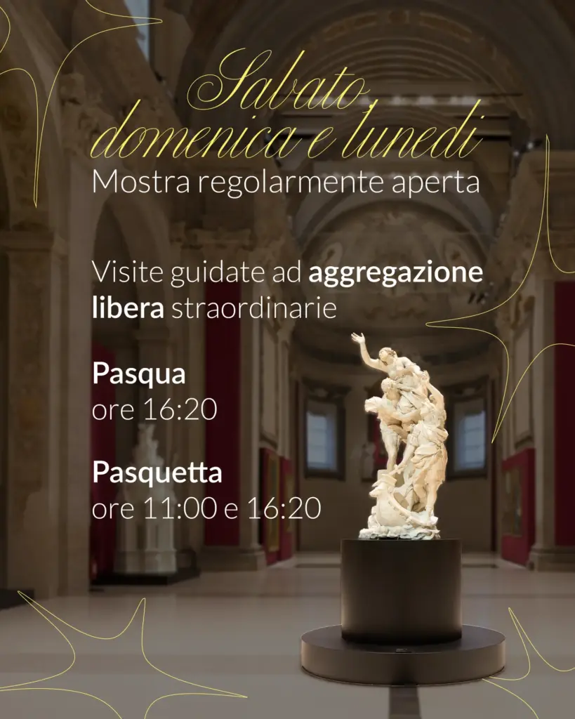 Post social sugli orari di apertura della mostra nel weekend